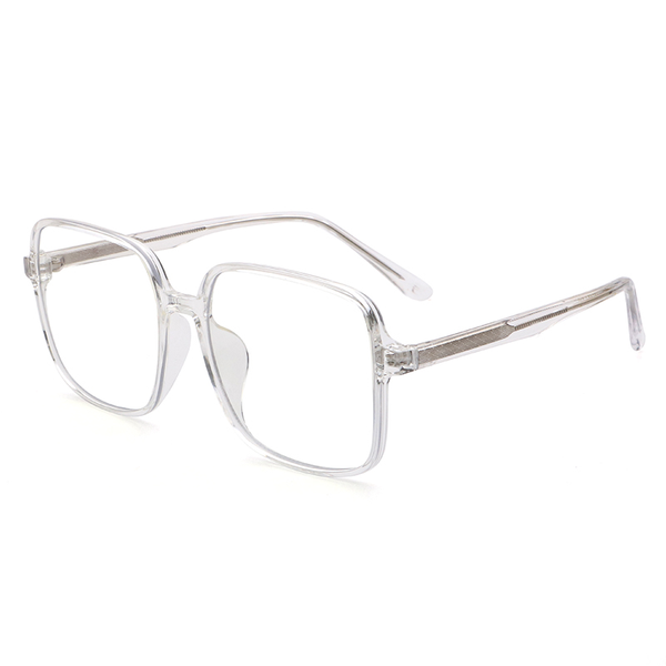 Square Blue Light Brille - Transparent